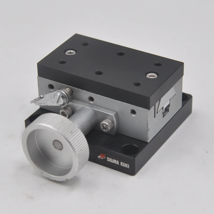 X-axis 34x60mm Sigma TAR-34601 manual precision dovetail groove fine-tuning slider optical displacement platform
X-axis 34x60mm Sigma TAR-34601 manual precision dovetail groove fine-tuning slider optical displacement platform