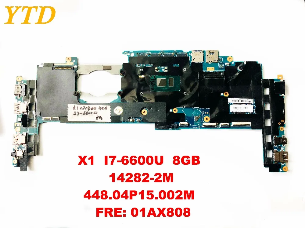 Original for Lenovo YOGA X1 laptop motherboardX1 I7-6600U 8GB 14282-2M 448.04P15.002M FRE 01AX808 tested good free shippin
Original for Lenovo YOGA X1 laptop motherboardX1 I7-6600U 8GB 14282-2M 448.04P15.002M FRE 01AX808 tested good free shippin