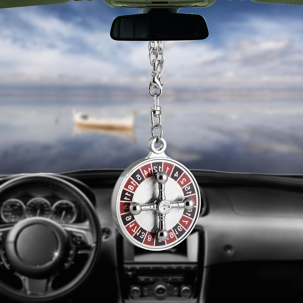 Car Pendant Rotate Russian Roulette Fractional Compass Ornaments Charms Rearview Mirror Decoration Hanging Decor Car Accessories
Car Pendant Rotate Russian Roulette Fractional Compass Ornaments Charms Rearview Mirror Decoration Hanging Decor Car Accessories