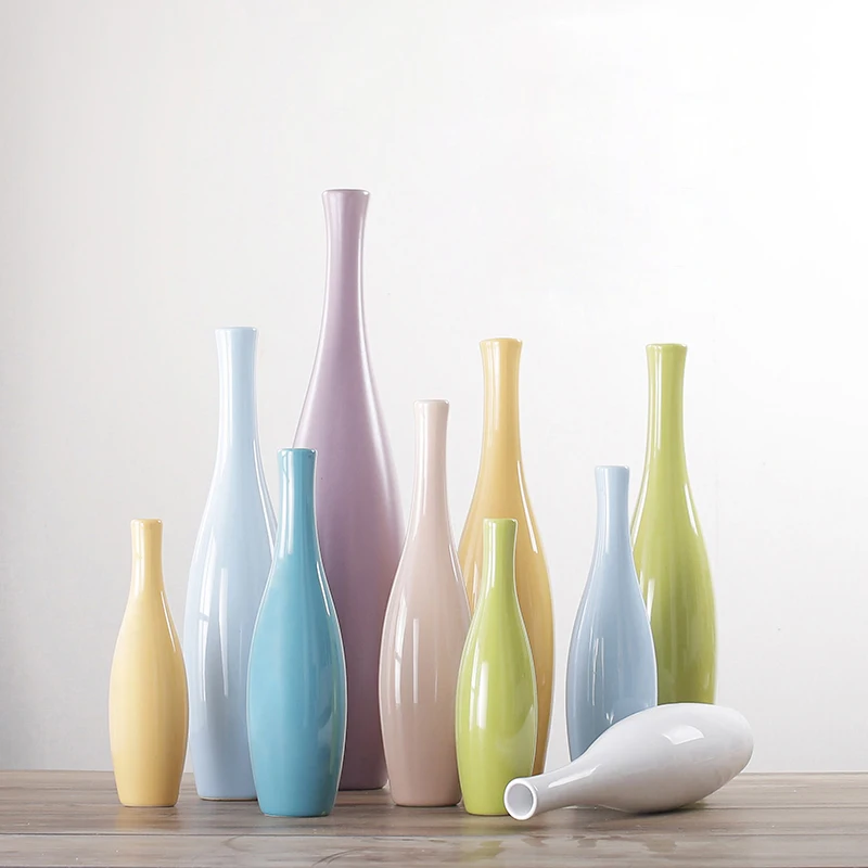 Modern style Ceramic Vase colorful flower vase Adornment Handicraft office Porcelain Vase Home Decoration Furnishing Articles
Modern style Ceramic Vase colorful flower vase Adornment Handicraft office Porcelain Vase Home Decoration Furnishing Articles