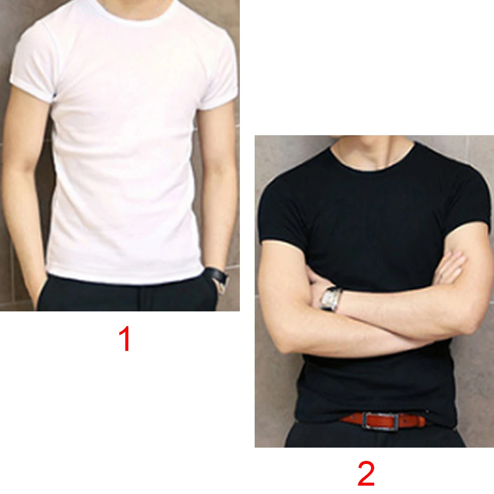 Simple Summer Men Short Sleeve Round Collar New Solid Color Casual Slim Fit T-shirt Men's Clothing Male Tops Shirt~
Simple Summer Men Short Sleeve Round Collar New Solid Color Casual Slim Fit T-shirt Men's Clothing Male Tops Shirt~