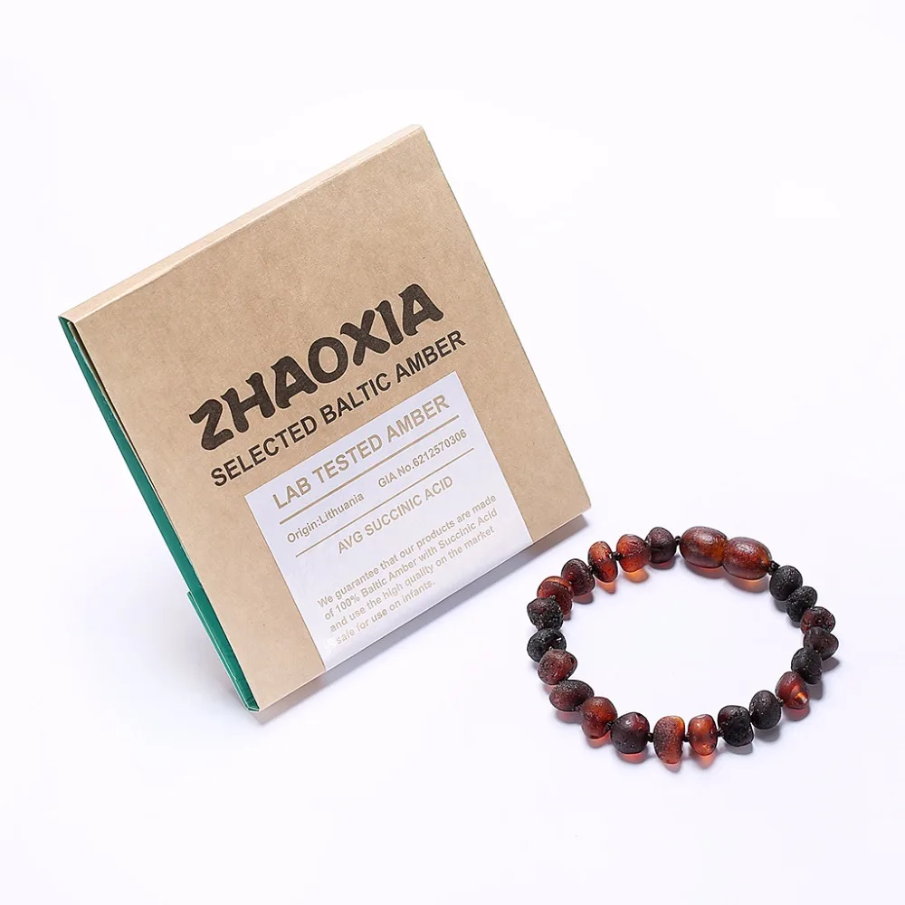 Raw Baltic Amber Teething Bracelet for Baby(Cherry Raw - Unpolished) - Handmade in Lithuania - Lab-Tested Authentic - 2 Sizes
Raw Baltic Amber Teething Bracelet for Baby(Cherry Raw - Unpolished) - Handmade in Lithuania - Lab-Tested Authentic - 2 Sizes