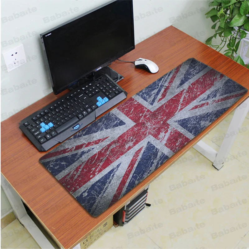 Babaite UK Флаг офисная мышь геймер мягкая коврик для мыши Скорость/контроль версия