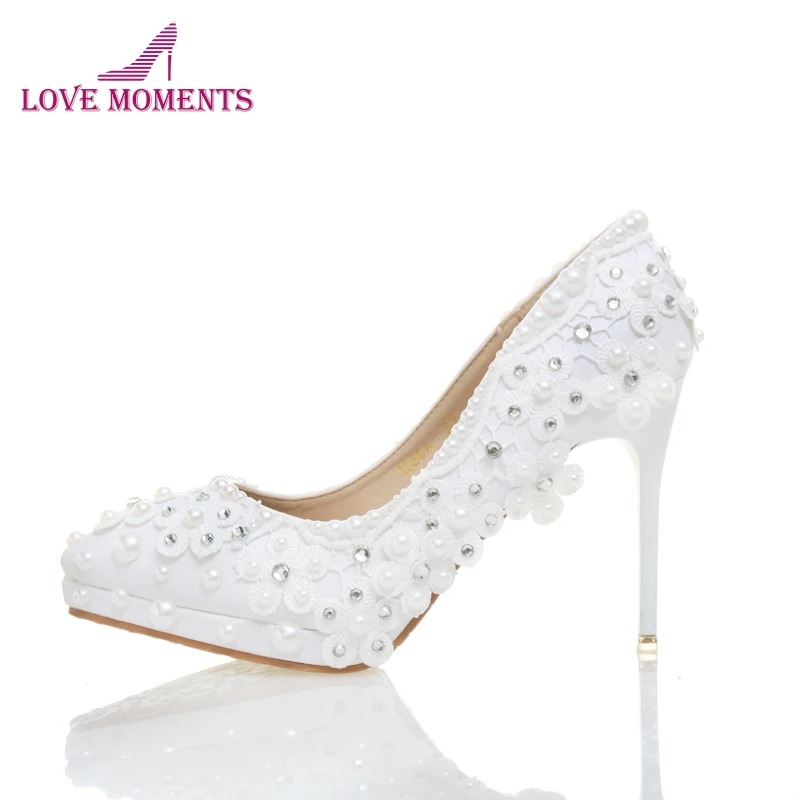 White Lace Wedding Shoes Women Party Prom High Heel Shoes Pointed Toe Thin Heels Bridesmaid Shoe Female Pumps Bride Dress Shoes
White Lace Wedding Shoes Women Party Prom High Heel Shoes Pointed Toe Thin Heels Bridesmaid Shoe Female Pumps Bride Dress Shoes
