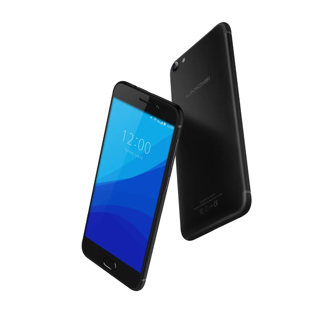 Umidigi G Android 7.0 5.0 "мобильный телефон MTK6737 4 г LTE Google Play черный золото Dual SIM карты