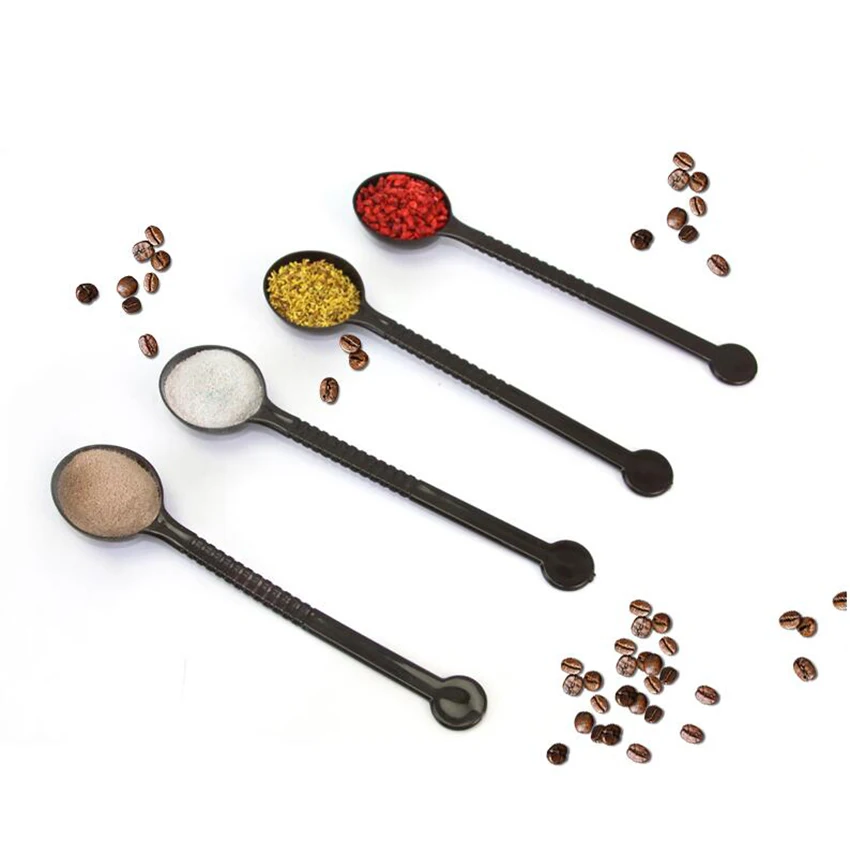 1 PC 20CM High Quality Tableware plastic Tea Spoon black small Spoons mini coffee spoon
1 PC 20CM High Quality Tableware plastic Tea Spoon black small Spoons mini coffee spoon