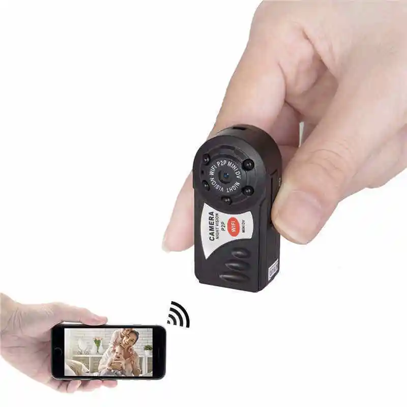 Q7 Mini DVR Wireless Video IP Camera Night Vision Built-in Microphone Wifi Security Camera 8GB
Q7 Mini DVR Wireless Video IP Camera Night Vision Built-in Microphone Wifi Security Camera 8GB
