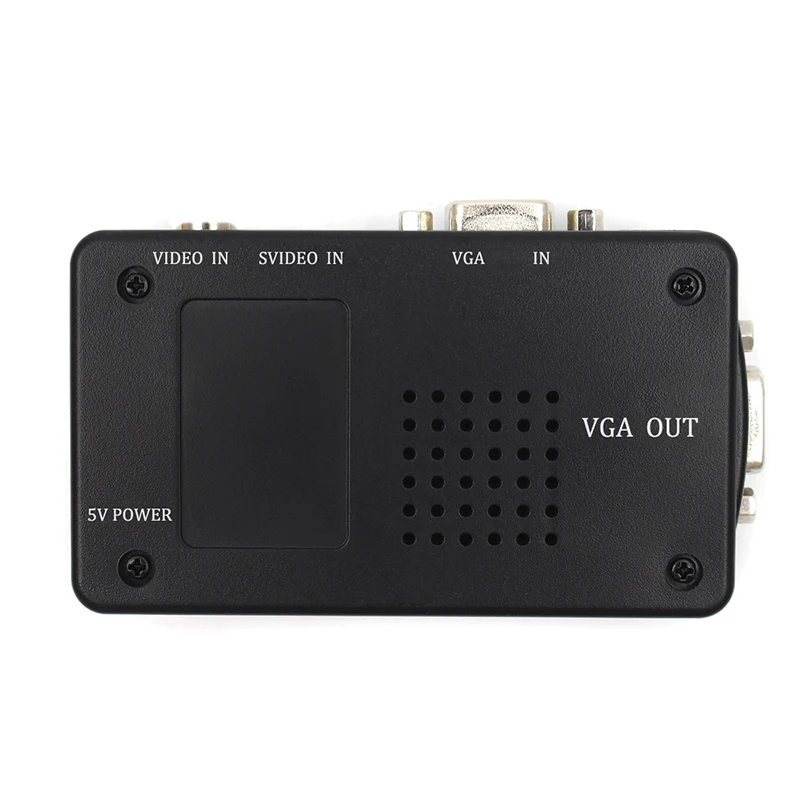 Wiistar RCA CVBS Композитный S-видео AV вход к VGA выход адаптер высокого разрешения для