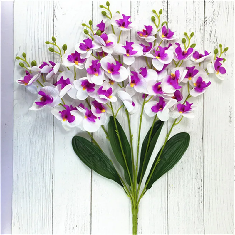 Artificial Flowers Silk Orchid Bonsa DIY Artificial Orchid Fake Flowers Bouquet for Wedding Home party office Decoration flower
Artificial Flowers Silk Orchid Bonsa DIY Artificial Orchid Fake Flowers Bouquet for Wedding Home party office Decoration flower