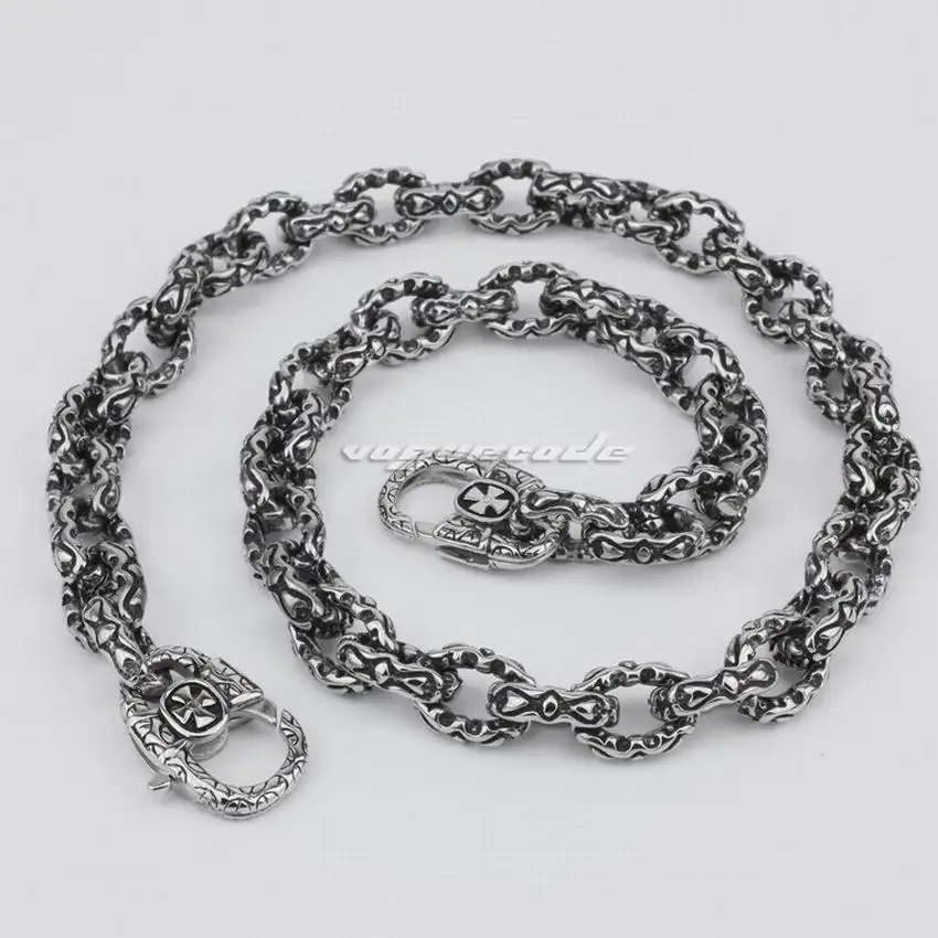 316L Stainless Steel Double Heart 14" ~ 36" Mens Biker Rocker Punk Wallet Chain 5S003WC 3P6
316L Stainless Steel Double Heart 14" ~ 36" Mens Biker Rocker Punk Wallet Chain 5S003WC 3P6