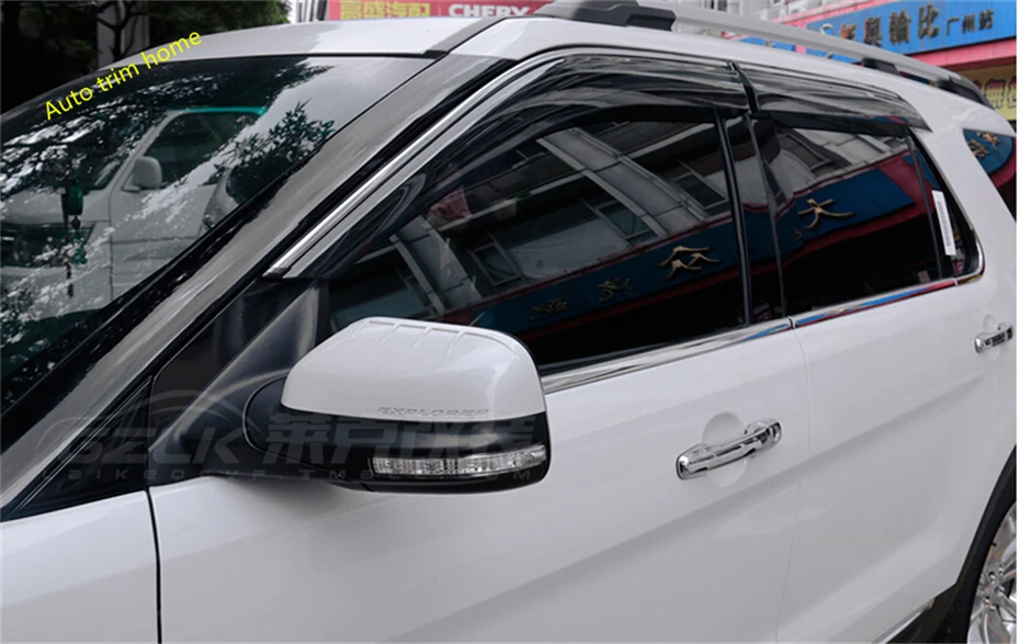 Window Visors Awnings Wind Rain Shield Deflector Visor Guard Vent Cover 4 Pcs For Ford Explorer 2013 - 2016 Auto Accessories
Window Visors Awnings Wind Rain Shield Deflector Visor Guard Vent Cover 4 Pcs For Ford Explorer 2013 - 2016 Auto Accessories