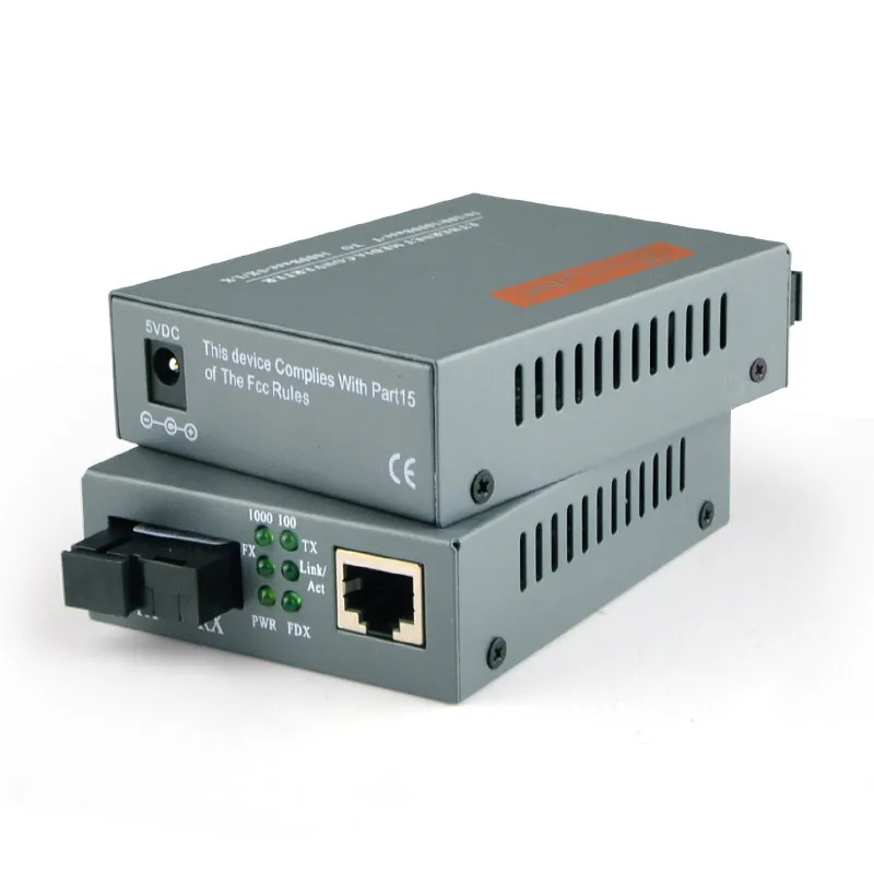 1 Pair Gigabit Optical Fiber Media Converter 20KM SC 10/100/1000M Fiber Transceiver Single Fiber Converter operation
1 Pair Gigabit Optical Fiber Media Converter 20KM SC 10/100/1000M Fiber Transceiver Single Fiber Converter operation
