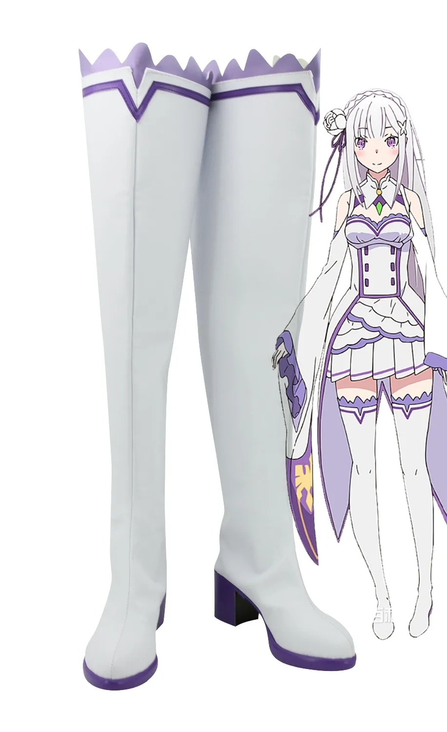 Re:Zero kara Hajimeru Isekai Seikatsu Emilia Cosplay shoes Anime boots Custom-made
Re:Zero kara Hajimeru Isekai Seikatsu Emilia Cosplay shoes Anime boots Custom-made