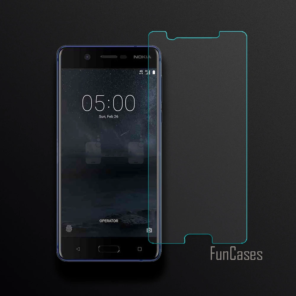 

2.5D изогнутый край экрана для Nokia 5 Защитная передняя пленка для Nokia 5 закаленное стекло Передняя пленка против царапин 0,26 мм HD