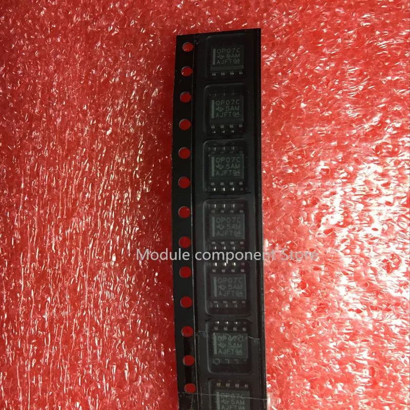 10 шт./лот OP07CDR SOP8 операционный усилитель IC opamp GP 600 кГц 8soic OP07C OPO7C|Производство