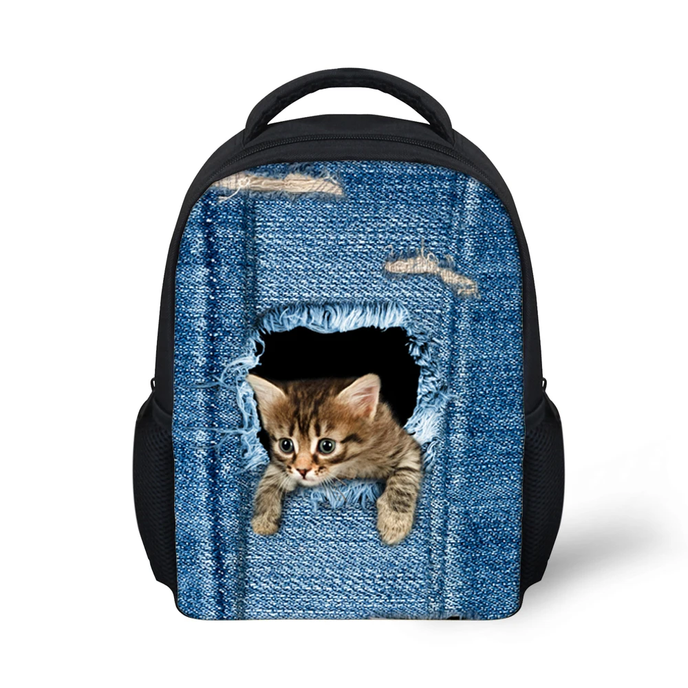 Cute Kids School Bags Lovely 3D Animal Cat Print Schoolbag for Children Casual Little Boy Girls Denim Bookbag Mochila Escolar
Cute Kids School Bags Lovely 3D Animal Cat Print Schoolbag for Children Casual Little Boy Girls Denim Bookbag Mochila Escolar