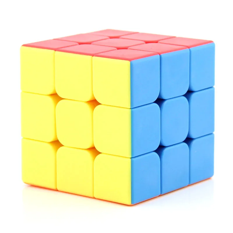 

MF3S 3x3x3 Stickerless High Speed Magic Cube Twist Puzzle Toy Brain Teaser 3D IQ Game ABS 3x3 Magico Cubo Moyu 56mm Ultra-Smooth