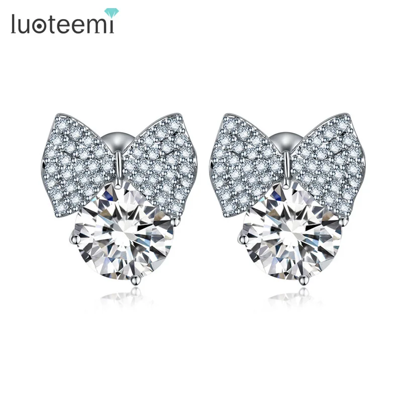 LUOTEEMI Tiny Butterfuly Bow-Knot Stud Earrings for Women Goth Accessories Korean Fashion 2021 Statement Jewelry Cubic Zirconia
LUOTEEMI Tiny Butterfuly Bow-Knot Stud Earrings for Women Goth Accessories Korean Fashion 2021 Statement Jewelry Cubic Zirconia