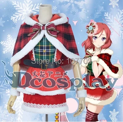 Love Live! School Idol Project Nishikino Maki Women Cos Anime Cosplay Costume Christmas Lolita Dress Skirt
Love Live! School Idol Project Nishikino Maki Women Cos Anime Cosplay Costume Christmas Lolita Dress Skirt
