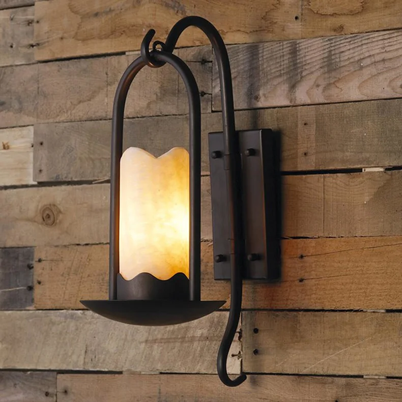 American country retro background wall lamp garden aisle stairs Nordic iron marble living room lamp
American country retro background wall lamp garden aisle stairs Nordic iron marble living room lamp