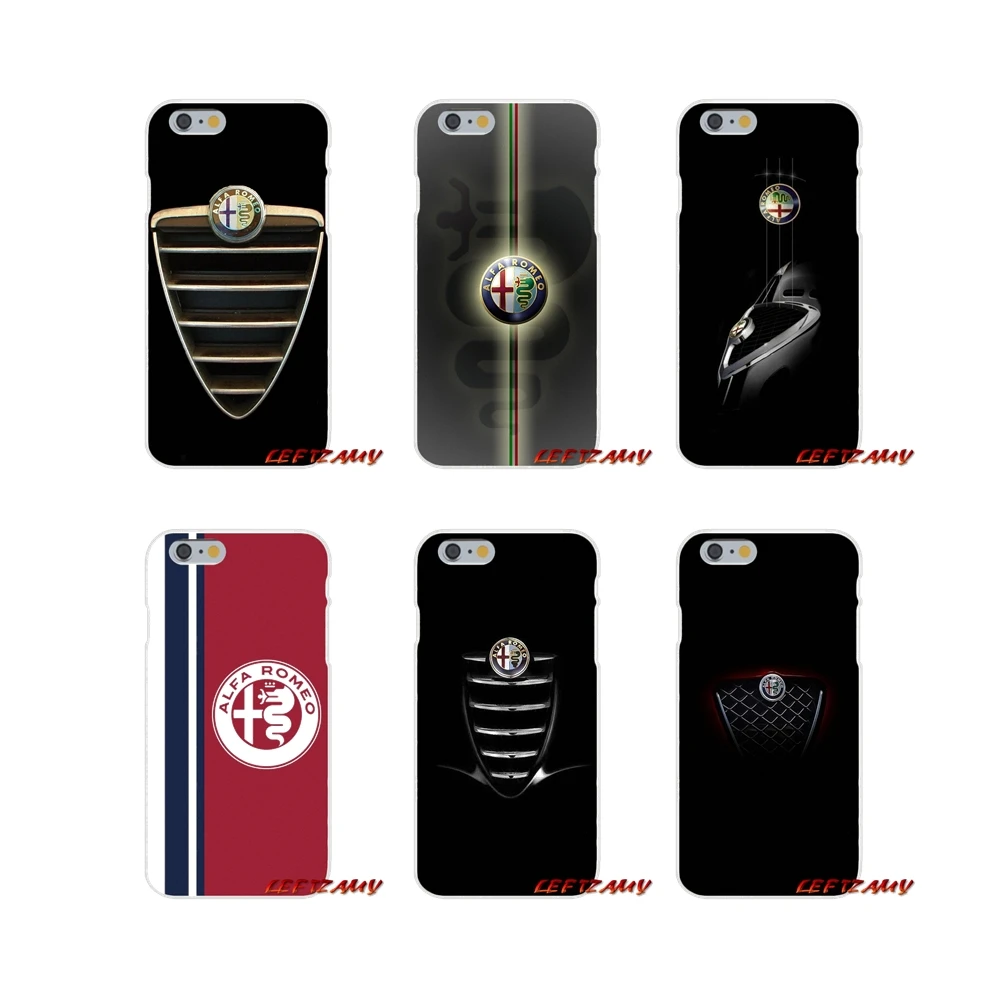 Прозрачный чехол из ТПУ Для Xiaomi Mi6 Mi 6 A1 Max Mix 2 5X 6X Redmi Note 5 5A 4X 4A A4 4 3 Plus Pro Super Car Alfa Romeo Logo