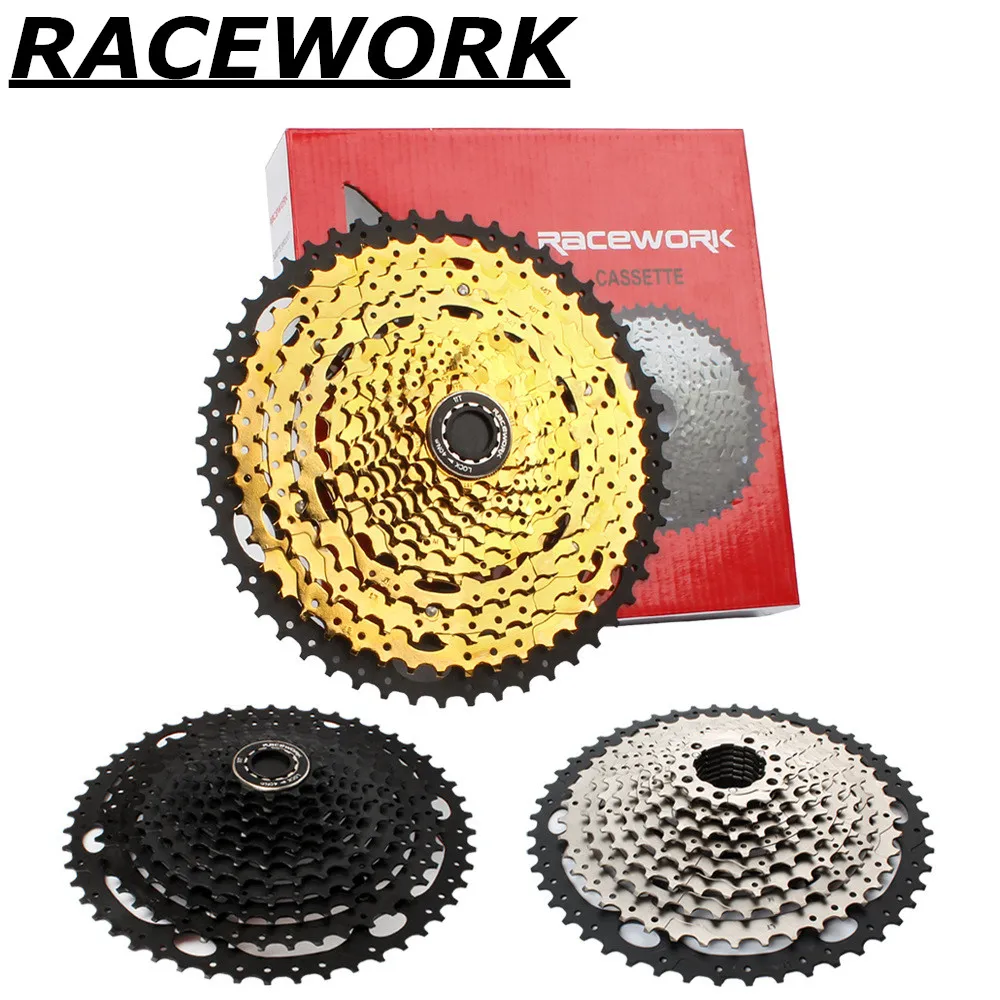 RACEWORK mtb mountain bike cassette flywheel 10 11 12 speed 42 46 50 52T climbing large tooth flywheel
RACEWORK mtb mountain bike cassette flywheel 10 11 12 speed 42 46 50 52T climbing large tooth flywheel
