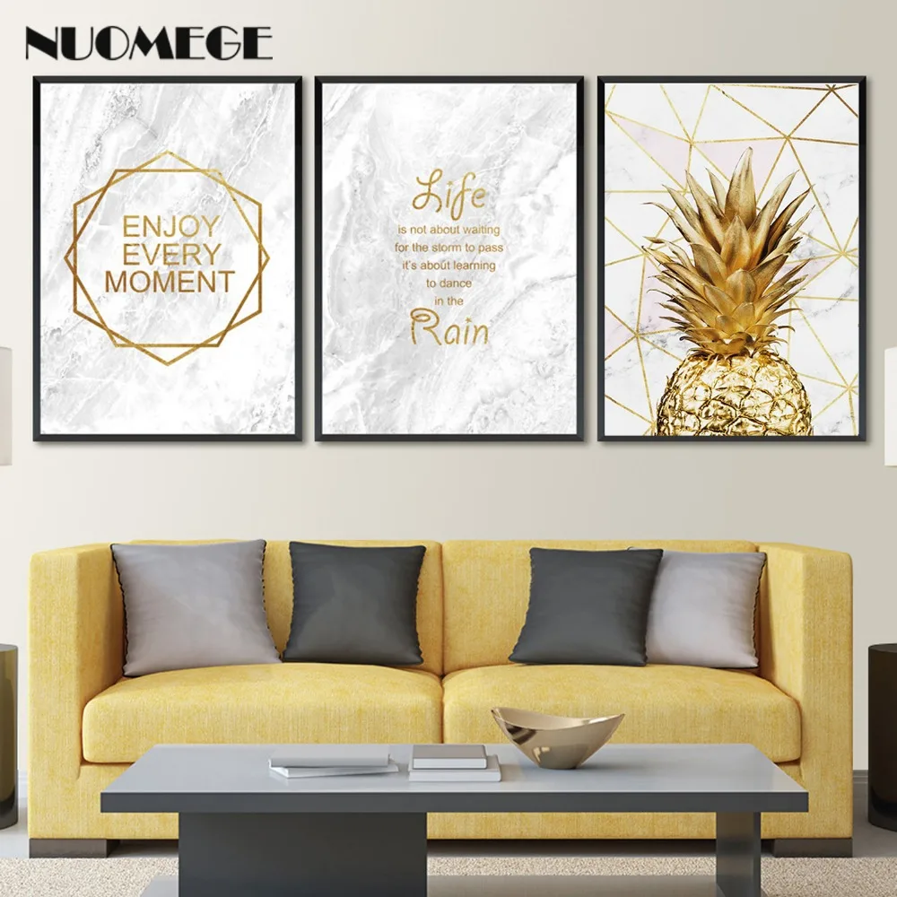 Marble Golden Pineapple Pictures Abstract Wall Art Motivational Quote Painting Simple Canvas Poster Decoration For Living Room
Marble Golden Pineapple Pictures Abstract Wall Art Motivational Quote Painting Simple Canvas Poster Decoration For Living Room