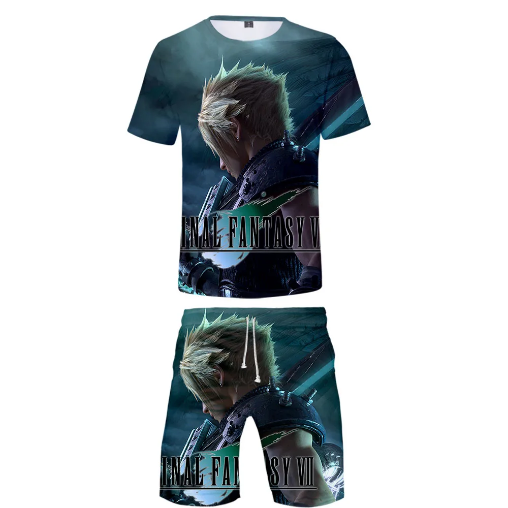 Final Fantasy VII Sets Men's Short Sleeve T shirt and Beach shorts Sets 3D Print Game Harajuku Hot FF7 Summer Tshirt Plus Size
Final Fantasy VII Sets Men's Short Sleeve T shirt and Beach shorts Sets 3D Print Game Harajuku Hot FF7 Summer Tshirt Plus Size