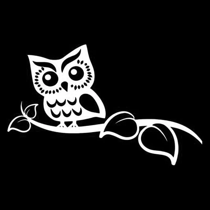 14.2cm*8.8cm Owl On Branch Bird Cartoon Stickers Decals Vinyl Black/white wall sticker
14.2cm*8.8cm Owl On Branch Bird Cartoon Stickers Decals Vinyl Black/white wall sticker
