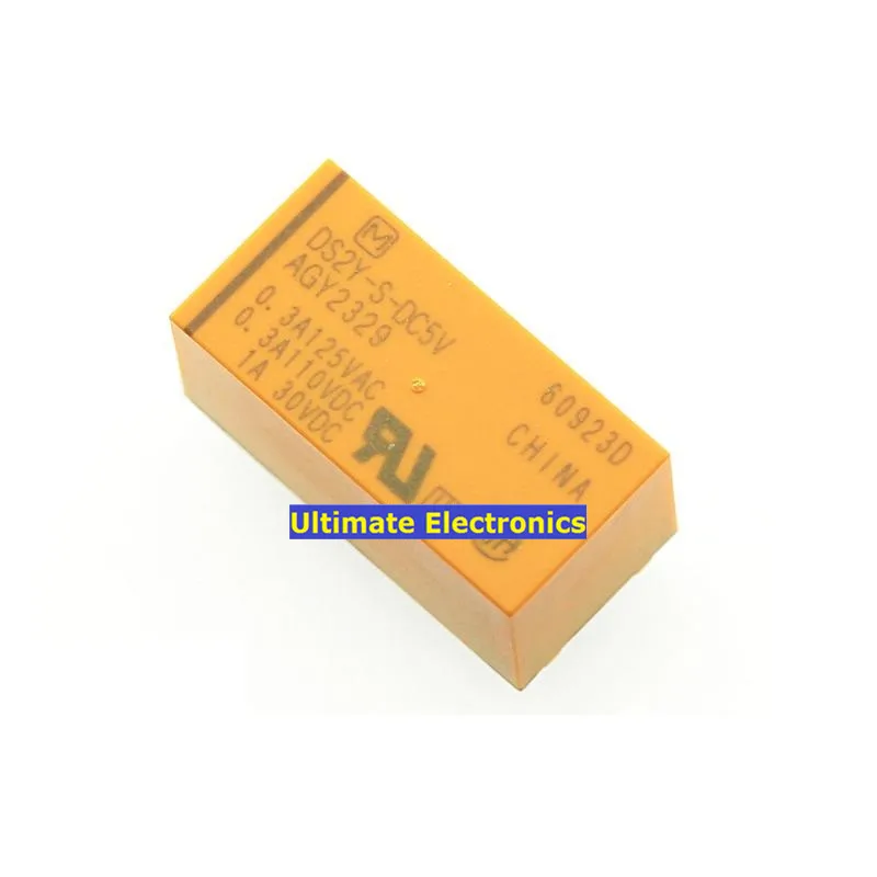 5 шт. Сигнальное реле DS2Y S DC5V AGY2329 8 pin 1A 5VDC два открытых двух закрытых|Интегральные