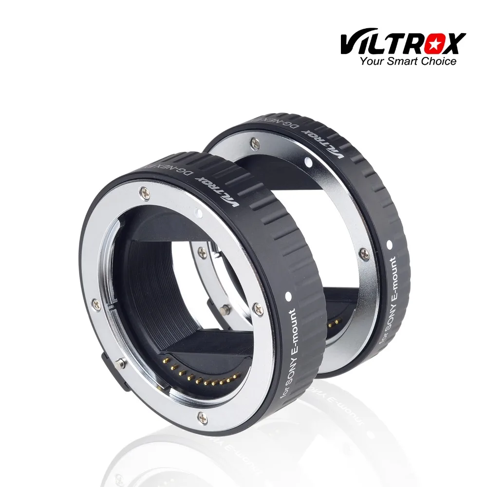 Viltrox DG-NEX Metal Mount Auto Focus Macro Extension Tube Ring for Sony E Mount Camera A7RIII A7RII A7III A7R A7 A6300 A6500
Viltrox DG-NEX Metal Mount Auto Focus Macro Extension Tube Ring for Sony E Mount Camera A7RIII A7RII A7III A7R A7 A6300 A6500