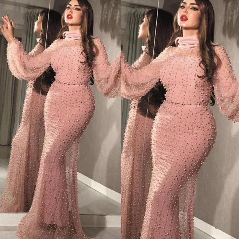 Luxury Beaded Mermaid Evening Party Dresses Elegant Full Sleeves Saudi Arabia Women Formal Dresses 2019 Fashion Dubai Prom Gowns
Luxury Beaded Mermaid Evening Party Dresses Elegant Full Sleeves Saudi Arabia Women Formal Dresses 2019 Fashion Dubai Prom Gowns