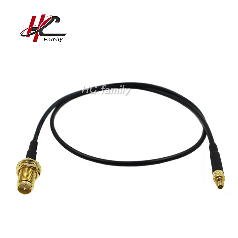 MMCX штекер к RP SMA гнезду внутренний штырь RG174 коаксиальный кабель Pigtail длина 1 м/2 м/3
