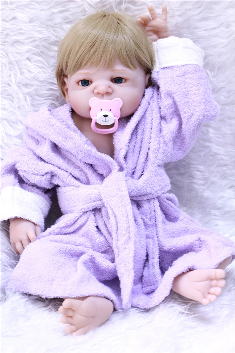 22"55cm Full Silicone Body Reborn Baby Doll Toy collectible dolls modeling bathe princess cheap kids Xmas birthday gifts
22"55cm Full Silicone Body Reborn Baby Doll Toy collectible dolls modeling bathe princess cheap kids Xmas birthday gifts