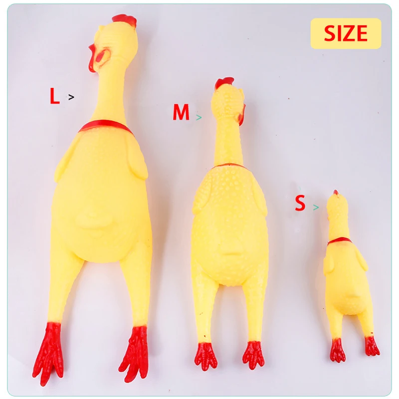 funny Dog Toys Rooster Crows Attract Screaming Shrilling Yellow Rubber Chicken Pet Dog Boy Kids Sound Toy Chew S M L
funny Dog Toys Rooster Crows Attract Screaming Shrilling Yellow Rubber Chicken Pet Dog Boy Kids Sound Toy Chew S M L