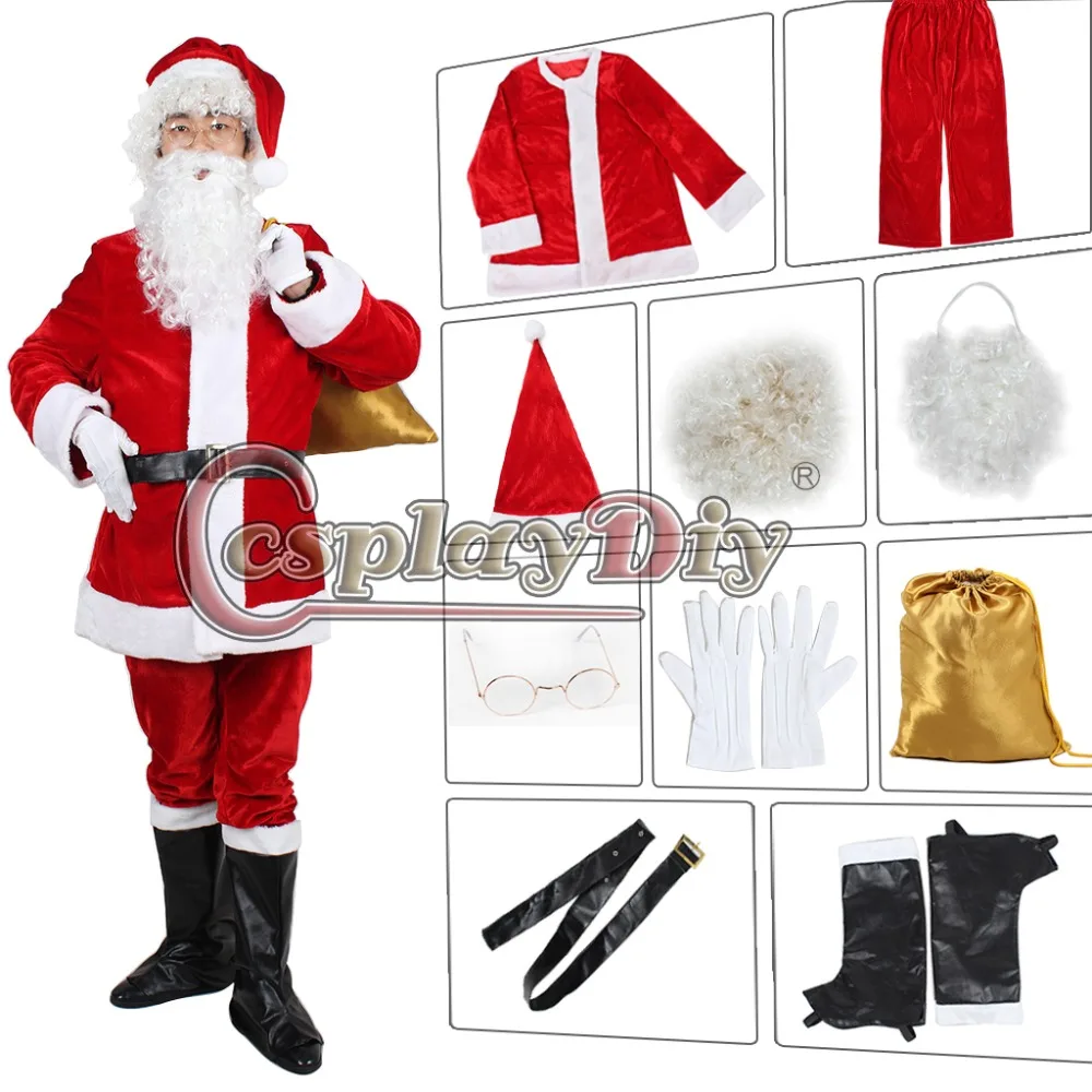 Cosplaydiy Christmas Costume Santa Claus Adult For Men Suit Cosplay Outfit Custom Made
Cosplaydiy Christmas Costume Santa Claus Adult For Men Suit Cosplay Outfit Custom Made
