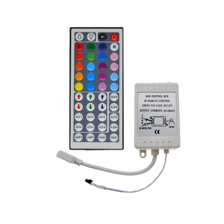 44Key ИК пульт дистанционного управления для SMD 3528 5050 DC 12 В RGB светодио дный полосы