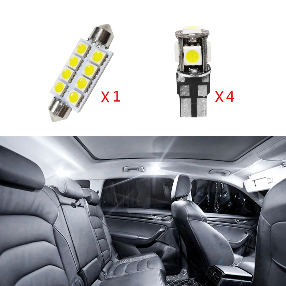 5Pcs Super Bright White LED Interior Car Lights For Ford Explorer Map Light Door Lamp License Plate Bulb
5Pcs Super Bright White LED Interior Car Lights For Ford Explorer Map Light Door Lamp License Plate Bulb