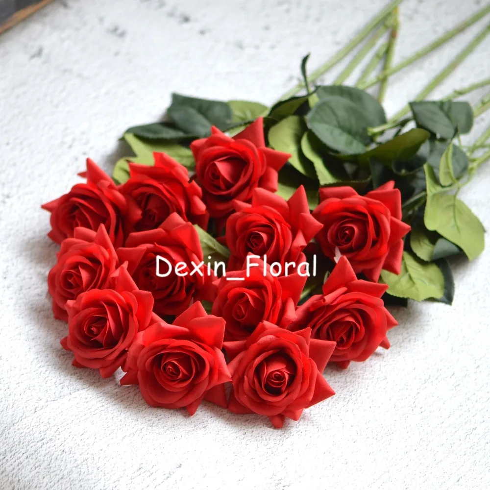 Red rose Real Touch Silk Roses DIY Silk Bridal Bouquets Wedding Centerpieces Home Flowers Party Accessory
Red rose Real Touch Silk Roses DIY Silk Bridal Bouquets Wedding Centerpieces Home Flowers Party Accessory