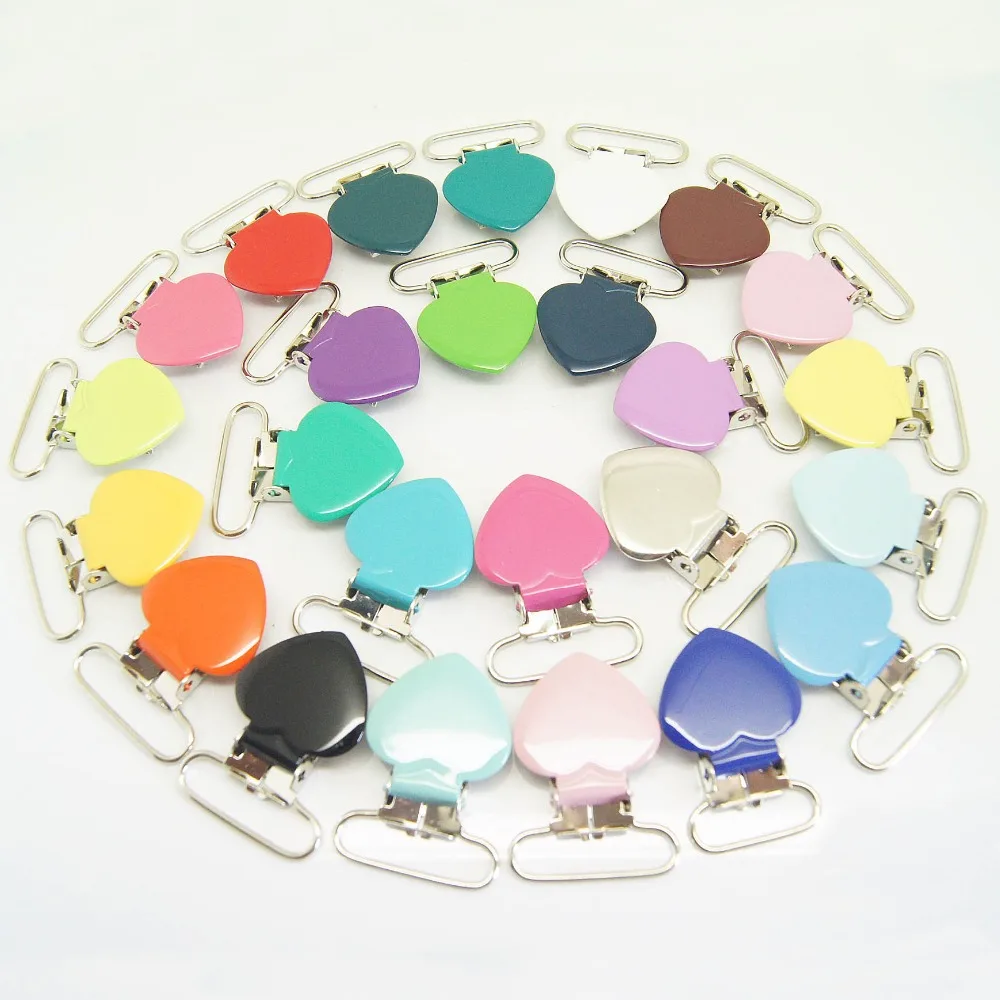 200pcs per lot heart suspender clips pacifier clips bois mixed colors wholesale cheap suspender clips
200pcs per lot heart suspender clips pacifier clips bois mixed colors wholesale cheap suspender clips