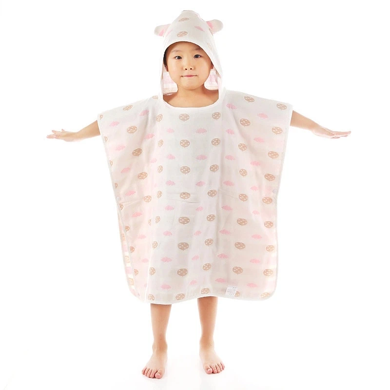 Toddler Hoodies Washclothes 4 Layers Muslin Cotton Baby Blanket Kids Bath Towel Cloak Shape Swaddle Summer Beach Towel 60*65cm
Toddler Hoodies Washclothes 4 Layers Muslin Cotton Baby Blanket Kids Bath Towel Cloak Shape Swaddle Summer Beach Towel 60*65cm