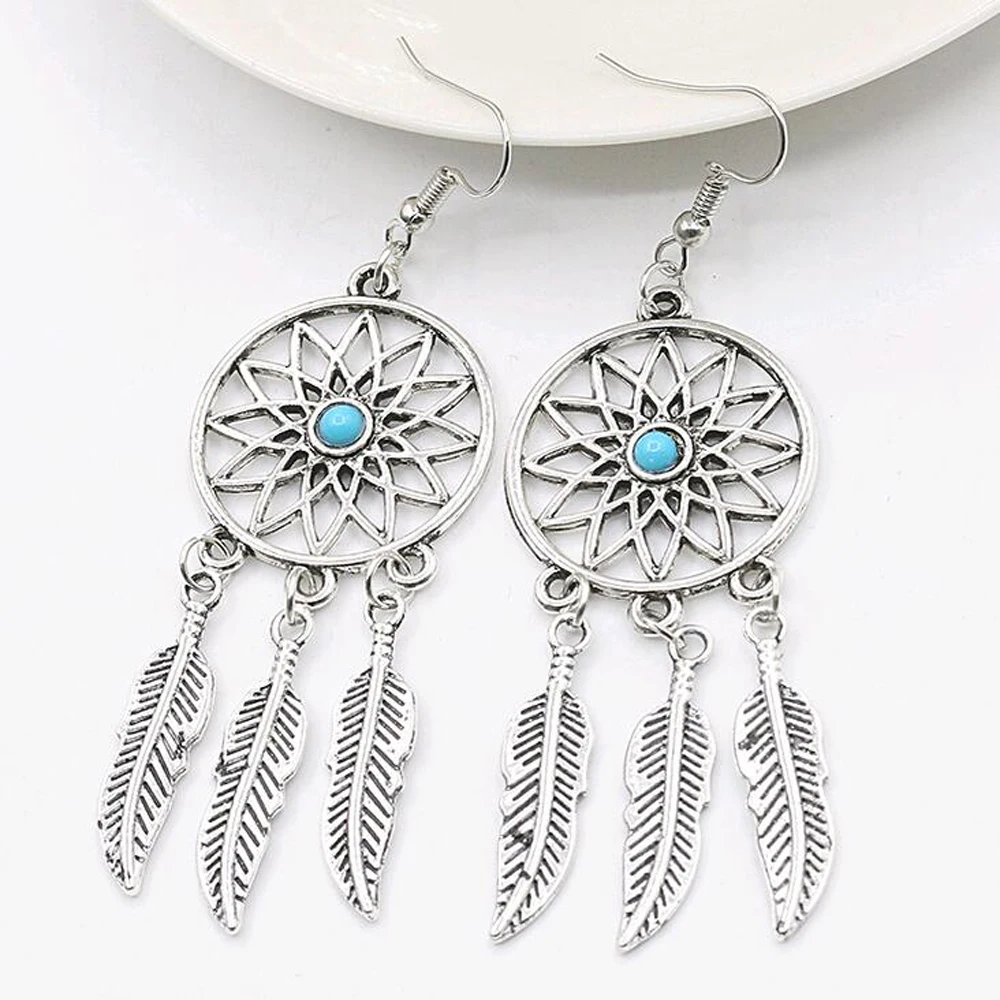 IPARAM 2020 New fashion jewelry vintage silver plated Dream catcher earring gift for women girl Jewelry Gift
IPARAM 2020 New fashion jewelry vintage silver plated Dream catcher earring gift for women girl Jewelry Gift
