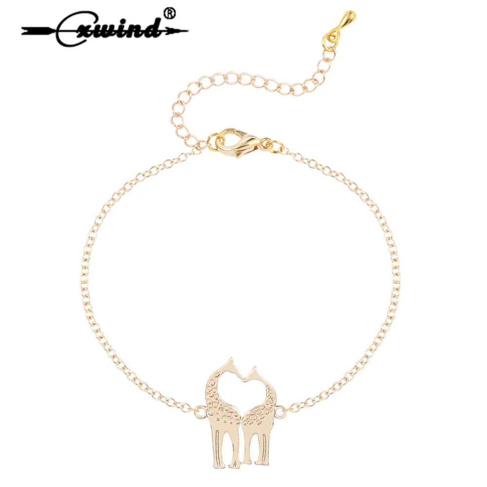 Cxwind Loving Heart Giraffes Animal Bracelets for Women Charms Couple Bracelet & Bangle Best Wrist Jewelry
Cxwind Loving Heart Giraffes Animal Bracelets for Women Charms Couple Bracelet & Bangle Best Wrist Jewelry