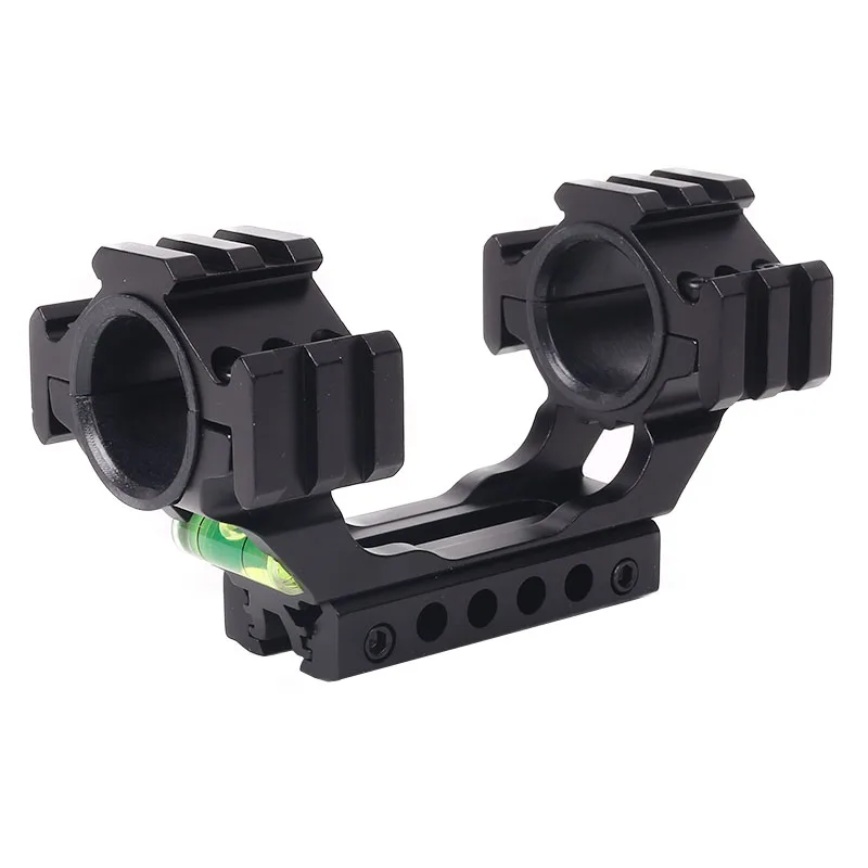 Aluminum One Piece Dovetail To Picatinny Scope Mounts 11mm To 20mm Bubble Level 1 inch/30mm Rings With Picatinny Rail On Top
Aluminum One Piece Dovetail To Picatinny Scope Mounts 11mm To 20mm Bubble Level 1 inch/30mm Rings With Picatinny Rail On Top