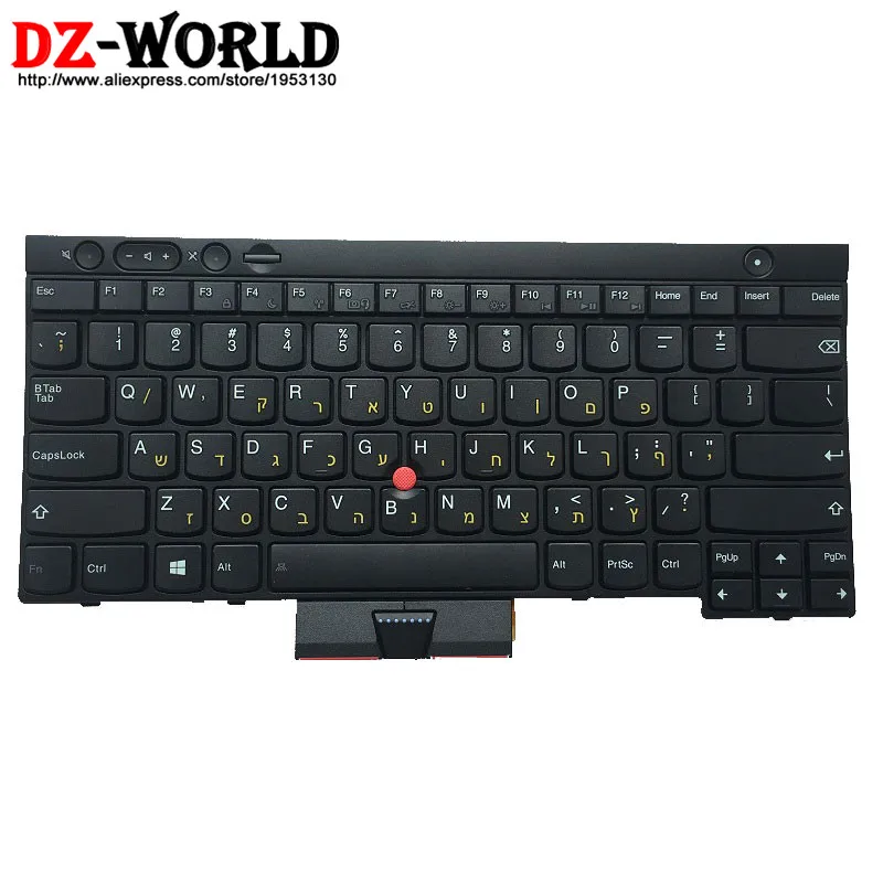Новая Оригинальная клавиатура Herbrew из Израиля для ноутбука Lenovo Thinkpad X230 X230i X230T T430