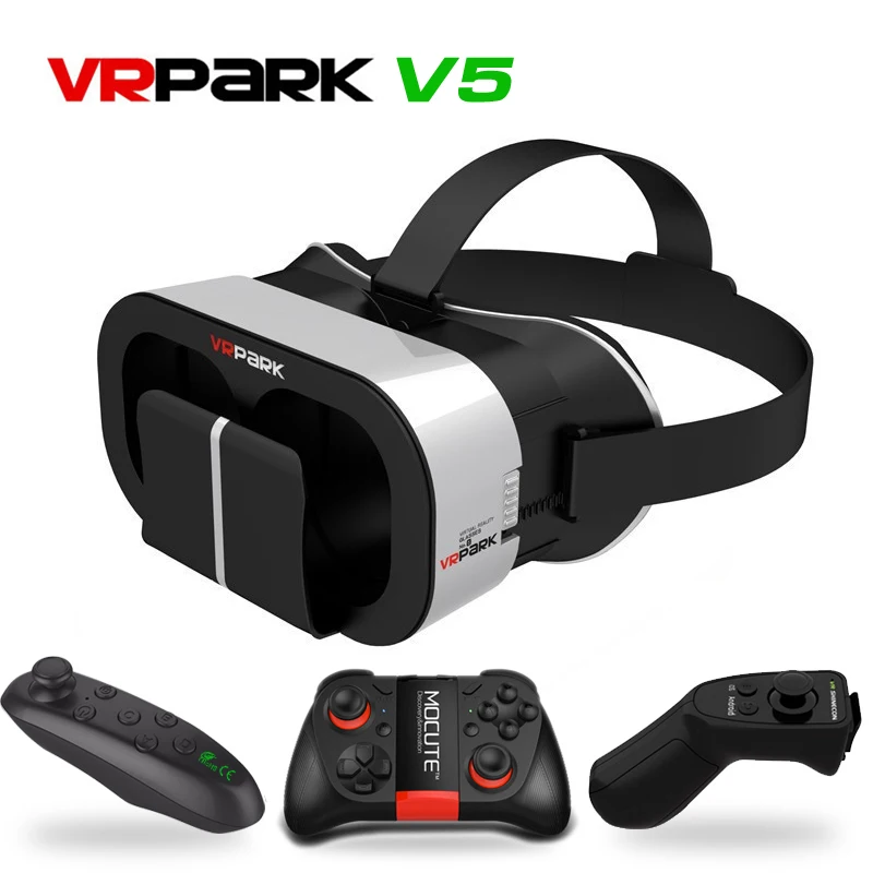 VRPARK V5 Smart шлем Gerceklik Очки виртуальной реальности очки 3D коробка VR гарнитура для