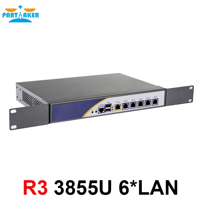 1U Cabinet Firewall Server Network Router with 6 Gigabyte LAN Intel Celeron 3855U 2G RAM 32G SSD
1U Cabinet Firewall Server Network Router with 6 Gigabyte LAN Intel Celeron 3855U 2G RAM 32G SSD