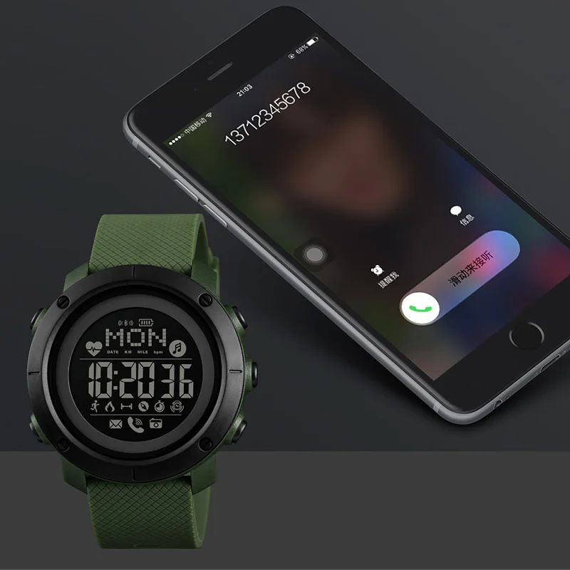 Smart Watches Waterproof Android Sport Watch Women Men Smartwatch With Heart Rate Blood Pressure Smartwatch For IOS phone SKMEI
Smart Watches Waterproof Android Sport Watch Women Men Smartwatch With Heart Rate Blood Pressure Smartwatch For IOS phone SKMEI
