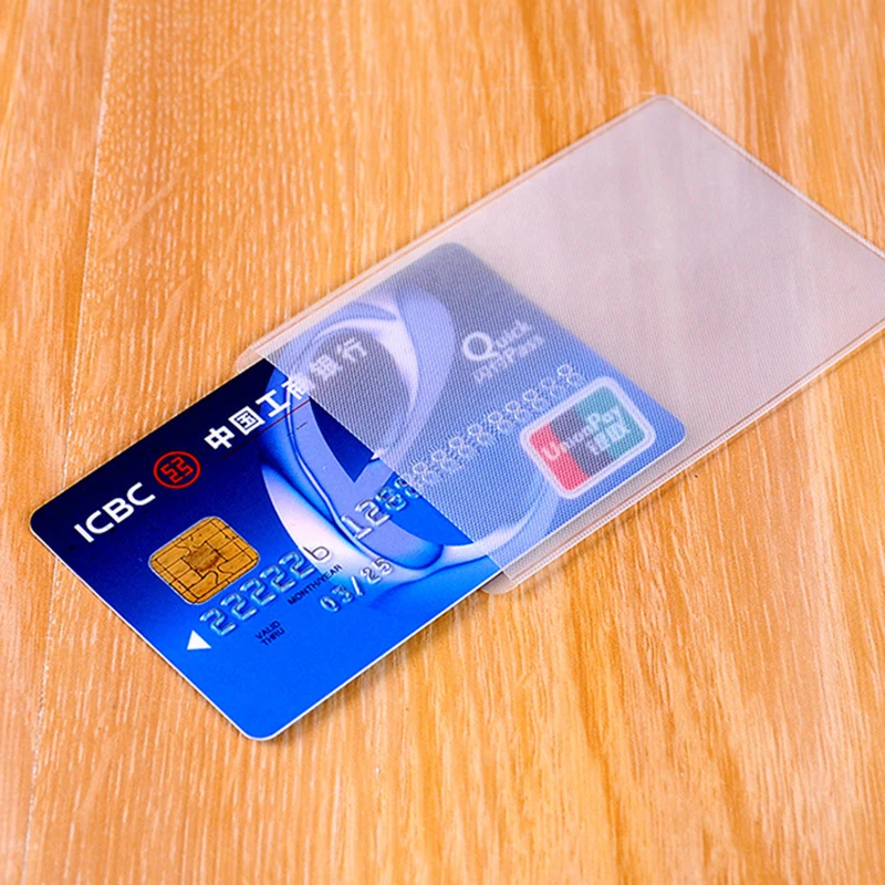 20PCS Waterproof PVC ID Card Holder Plastic Card Cover Transparent Protection Credit Card Bank Cardholder ID Card Cover
20PCS Waterproof PVC ID Card Holder Plastic Card Cover Transparent Protection Credit Card Bank Cardholder ID Card Cover