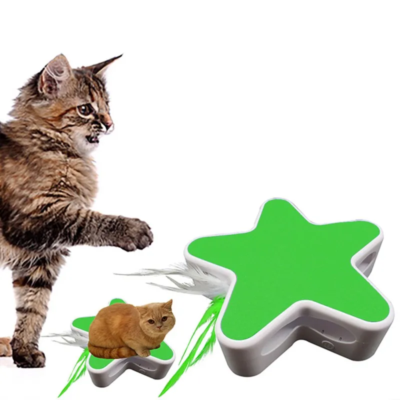 Pet Cat Interactive Toys Automatic 360 Degree Rotating Puzzle Star Shape Toy Pets Cat Exercise Toys
Pet Cat Interactive Toys Automatic 360 Degree Rotating Puzzle Star Shape Toy Pets Cat Exercise Toys